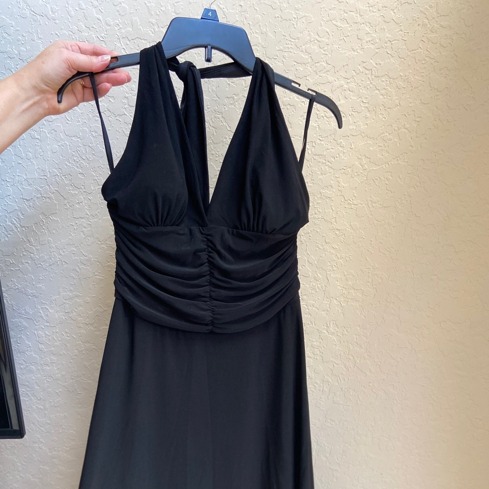Black Midi Cocktail Dress